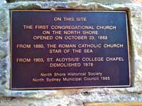 congregational plaque